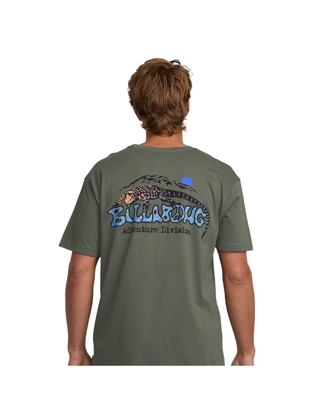 Yeşil Lizard Mountain Adiv Ss Erkek Tişört-2