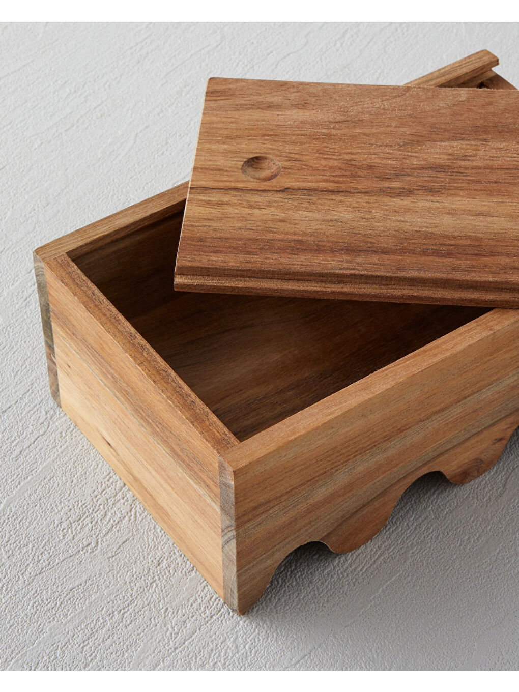 Akasya Dekoratif Kutu 25x15 cm Koyu Kahverengi-2