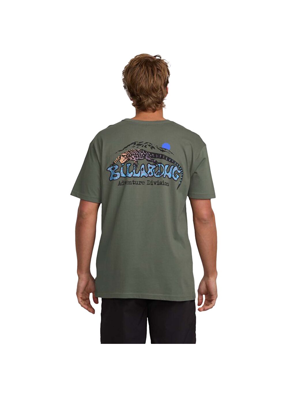 Yeşil Lizard Mountain Adiv Ss Erkek Tişört-5