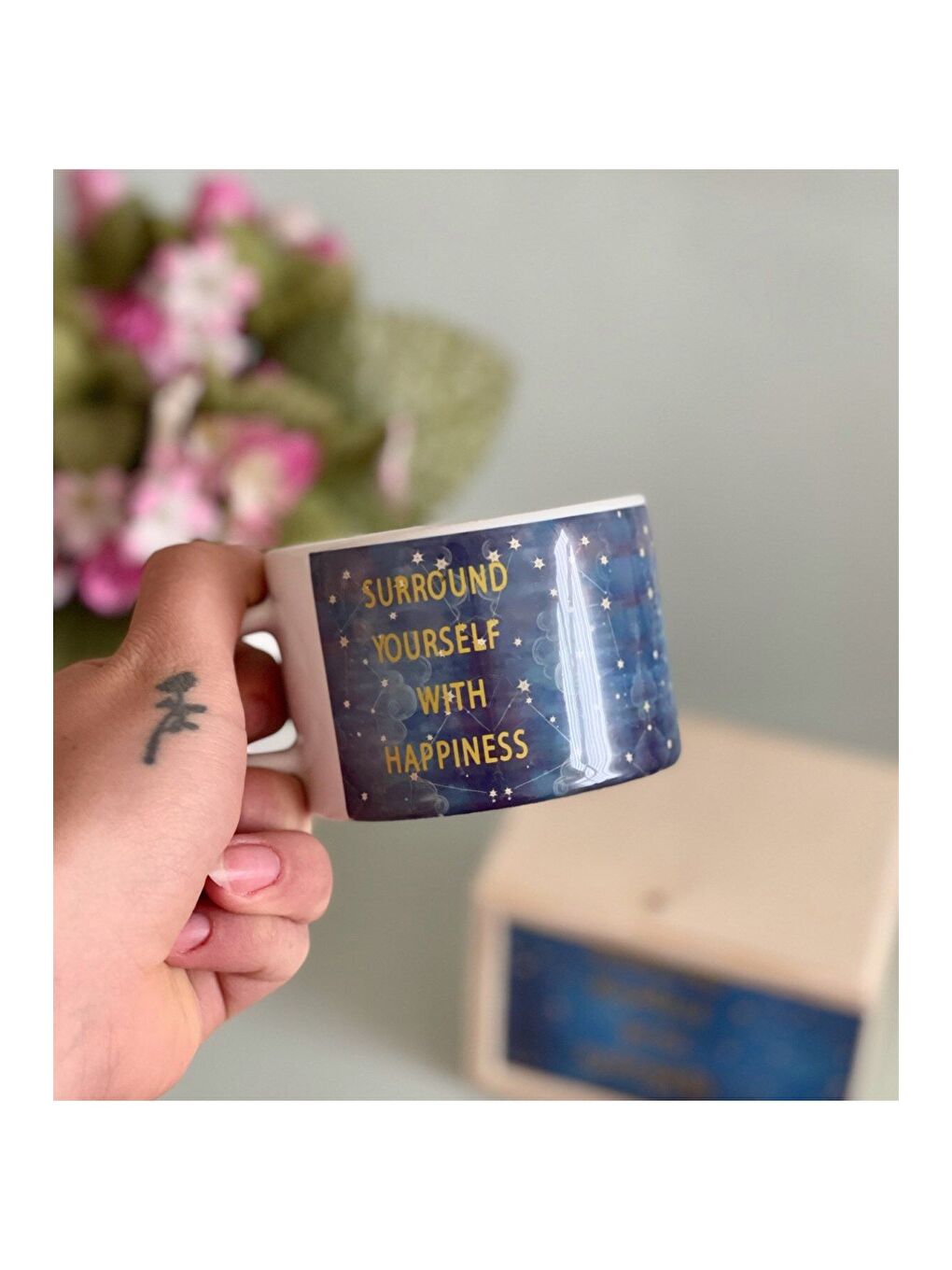 Karışık Surround Yourself Tasarımlı Kutulu Kupa-1