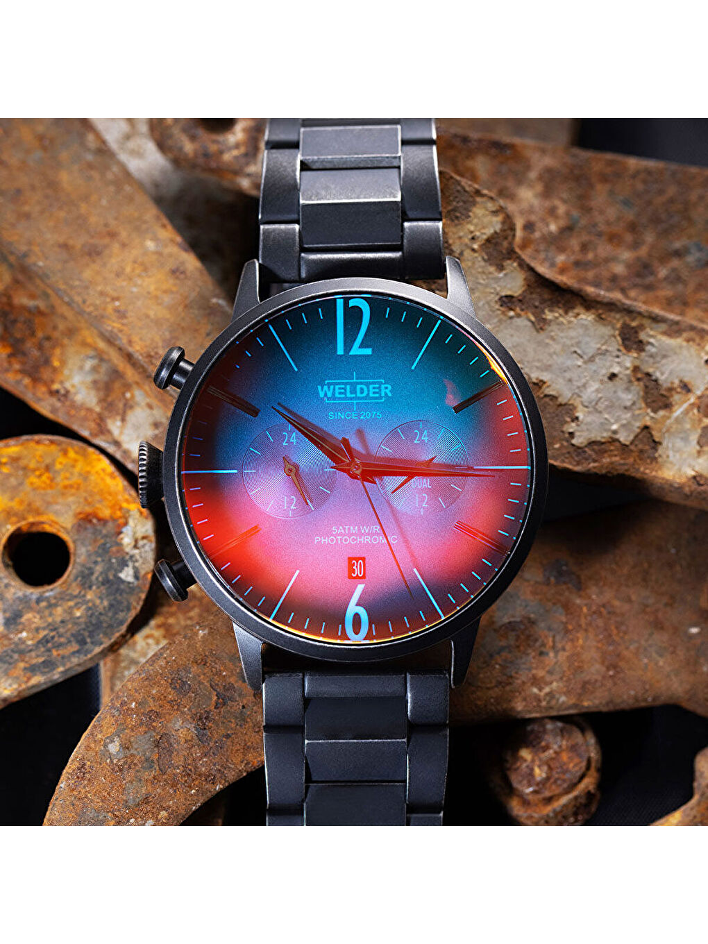 Gri WWRC459 45 mm Erkek Kol Saati-5