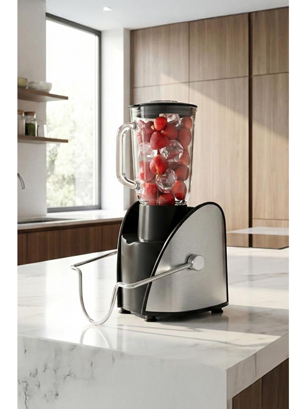 SJ-3195 Katı Meyve Sıkacağı Blender Seti-1