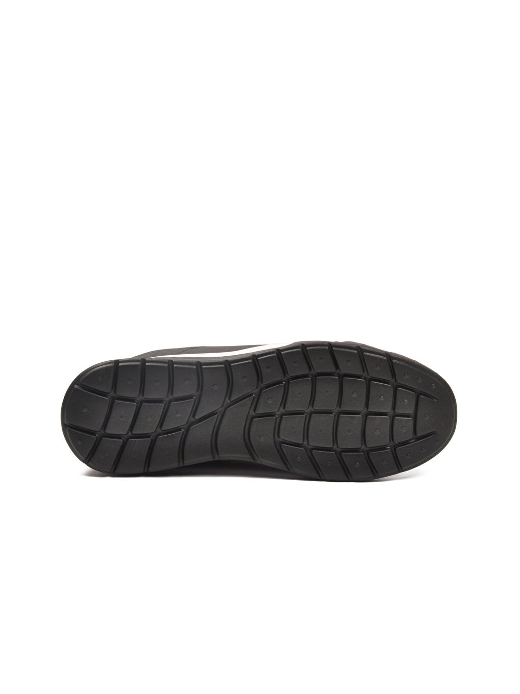 Siyah Kırmızı Lastik Bağcıklı Hafif Esnek Erkek Spor Ayakkabı Kaif 2323 M-4