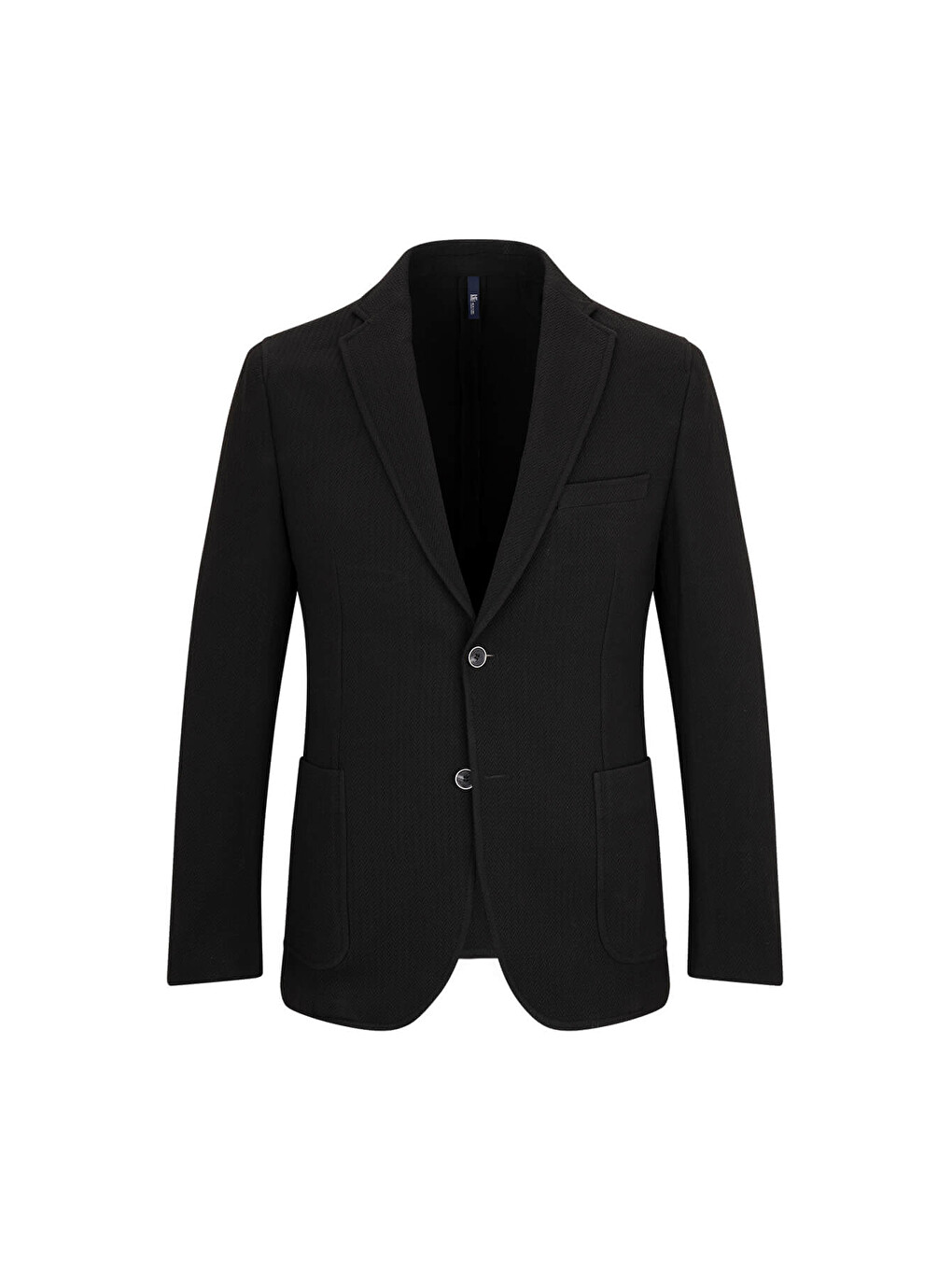 Siyah Slim Fit Mono Yaka Klasik Ceket
