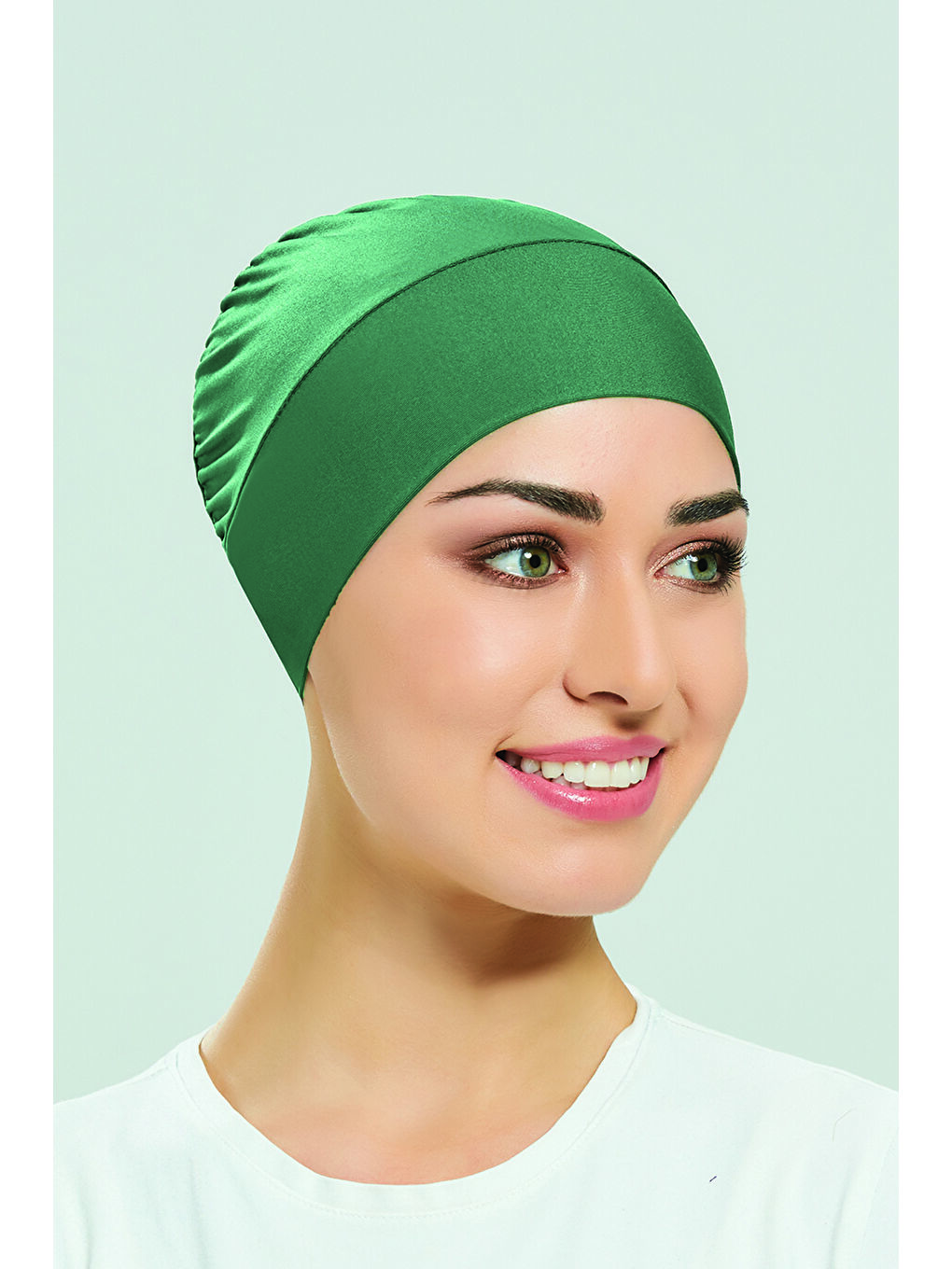 Havuz Deniz Düz Bone R-999-B Yeşil