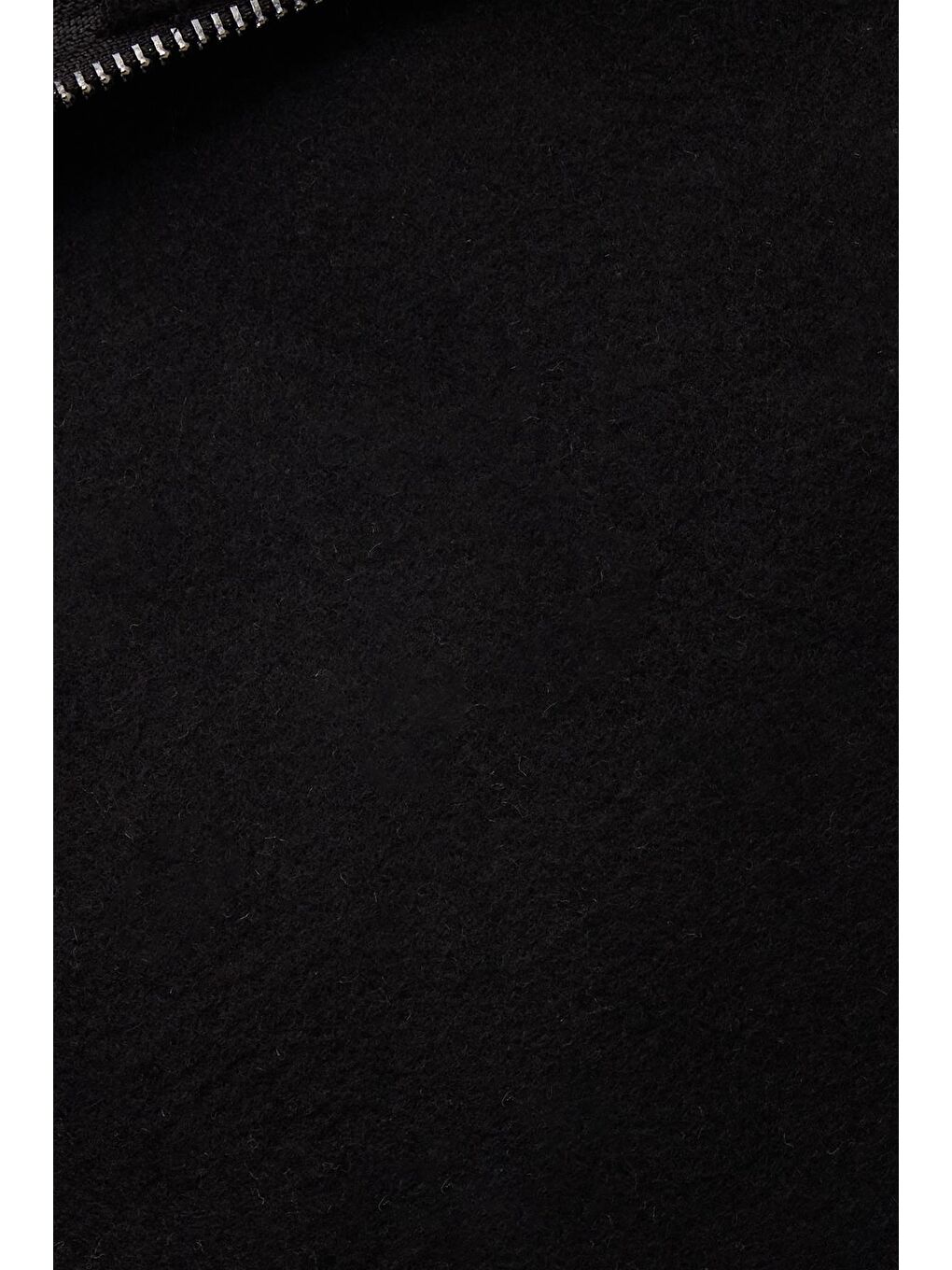 Erkek Relax Fit Rahat Kesim Fermuarlı Çift Cep Kapüşonlu Siyah Sweatshirt-4