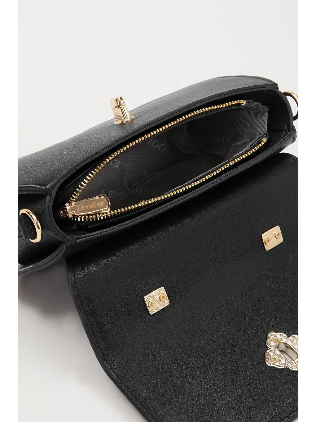 Siyah Kadın El ve Omuz Çantası 930179-3