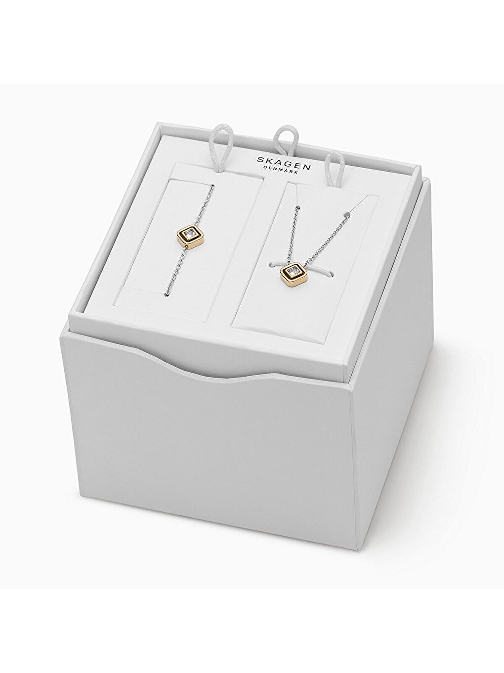 Sarı SKJB1002-998 Kadın Kolye ve Bileklik Seti-3