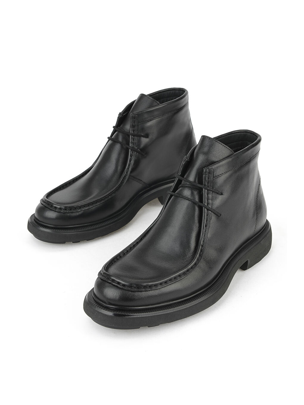 Erkek Hakiki Deri Bot 1531043Z4049 Siyah-4