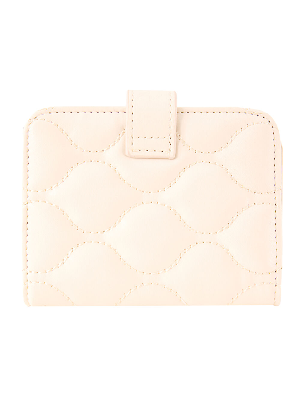 Ekru Czdn30010 Kare Çıtçıtlı Cüzdan-1