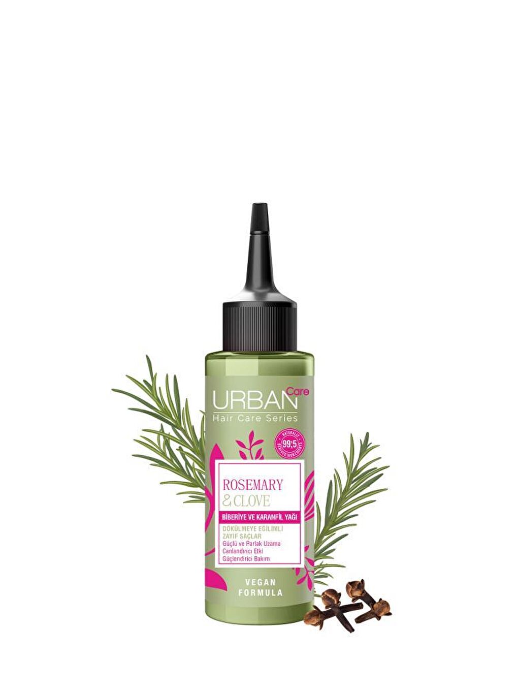 Urban Care Rosemary & Clove Biberiye ve Karanfil Saç Bakım Yağı % 99.5 Doğal ve Saf 100 ML - 2