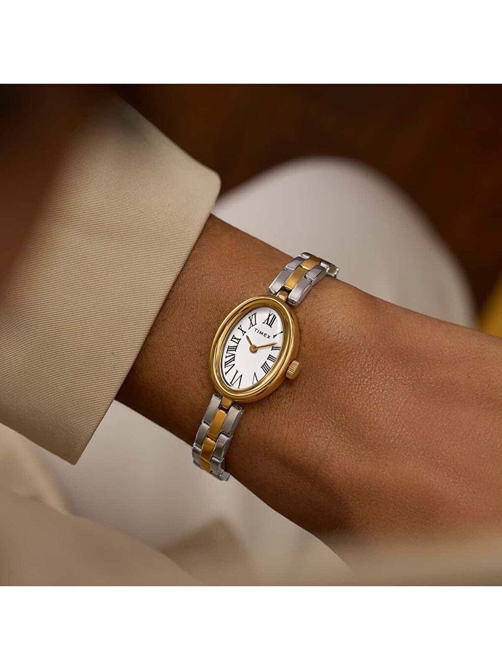 Sarı TW2Y26800 Kadın Kol Saati-5