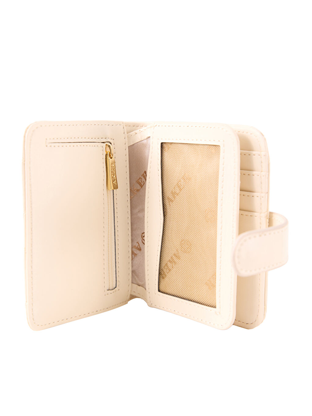 Ekru Czdn30010 Kare Çıtçıtlı Cüzdan-3