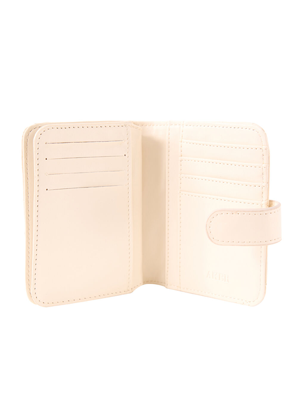 Ekru Czdn30010 Kare Çıtçıtlı Cüzdan-4