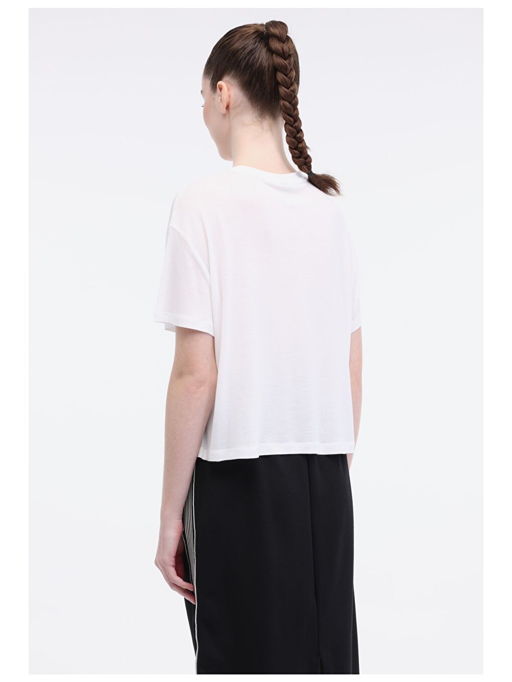 Bej WL CYRUS 11BT206 5FX Ekru Kadın Kısa Kol T-Shirt-1