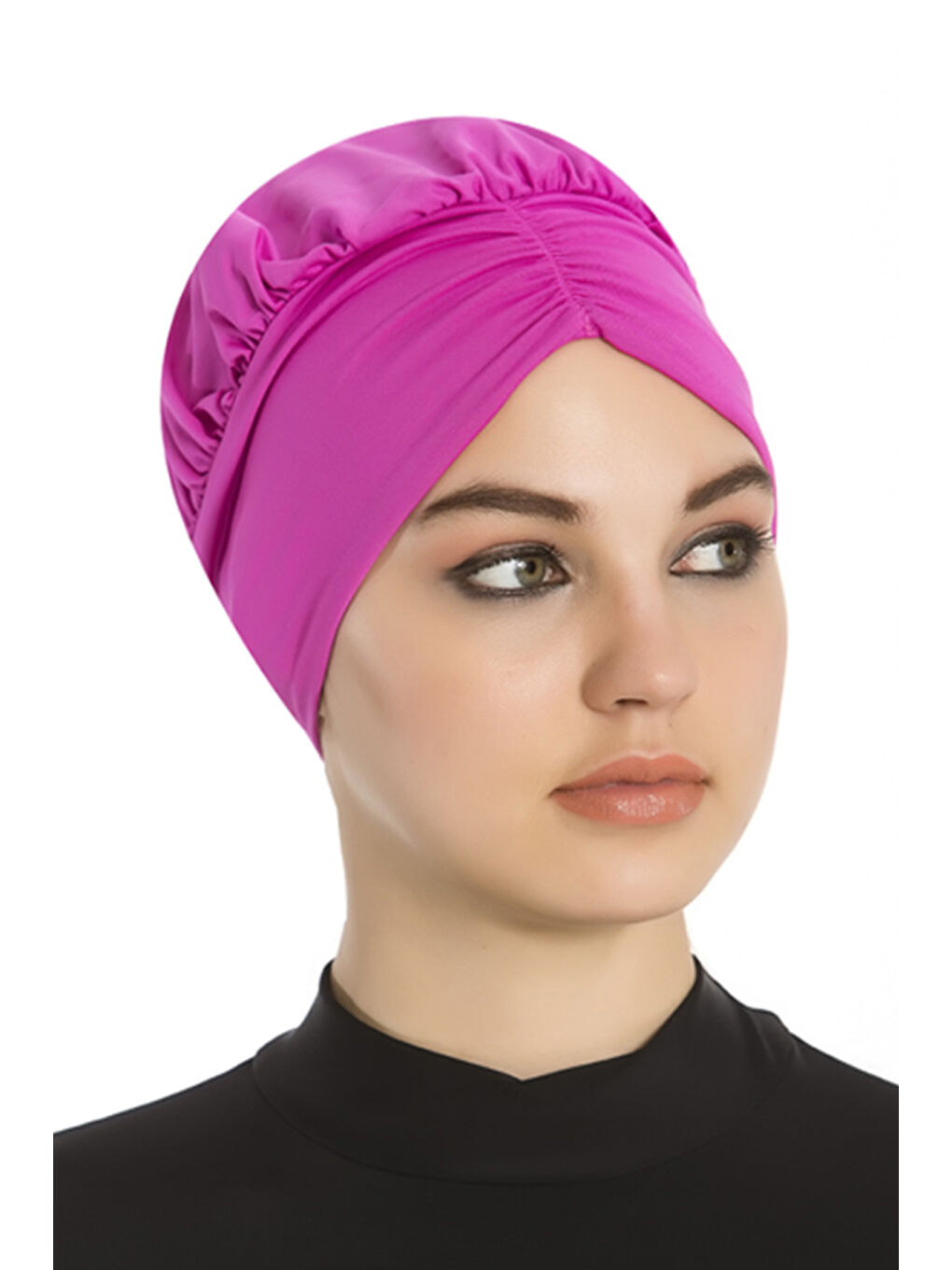 Büzgülü Deniz Havuz Bone R-1001 Pembe02