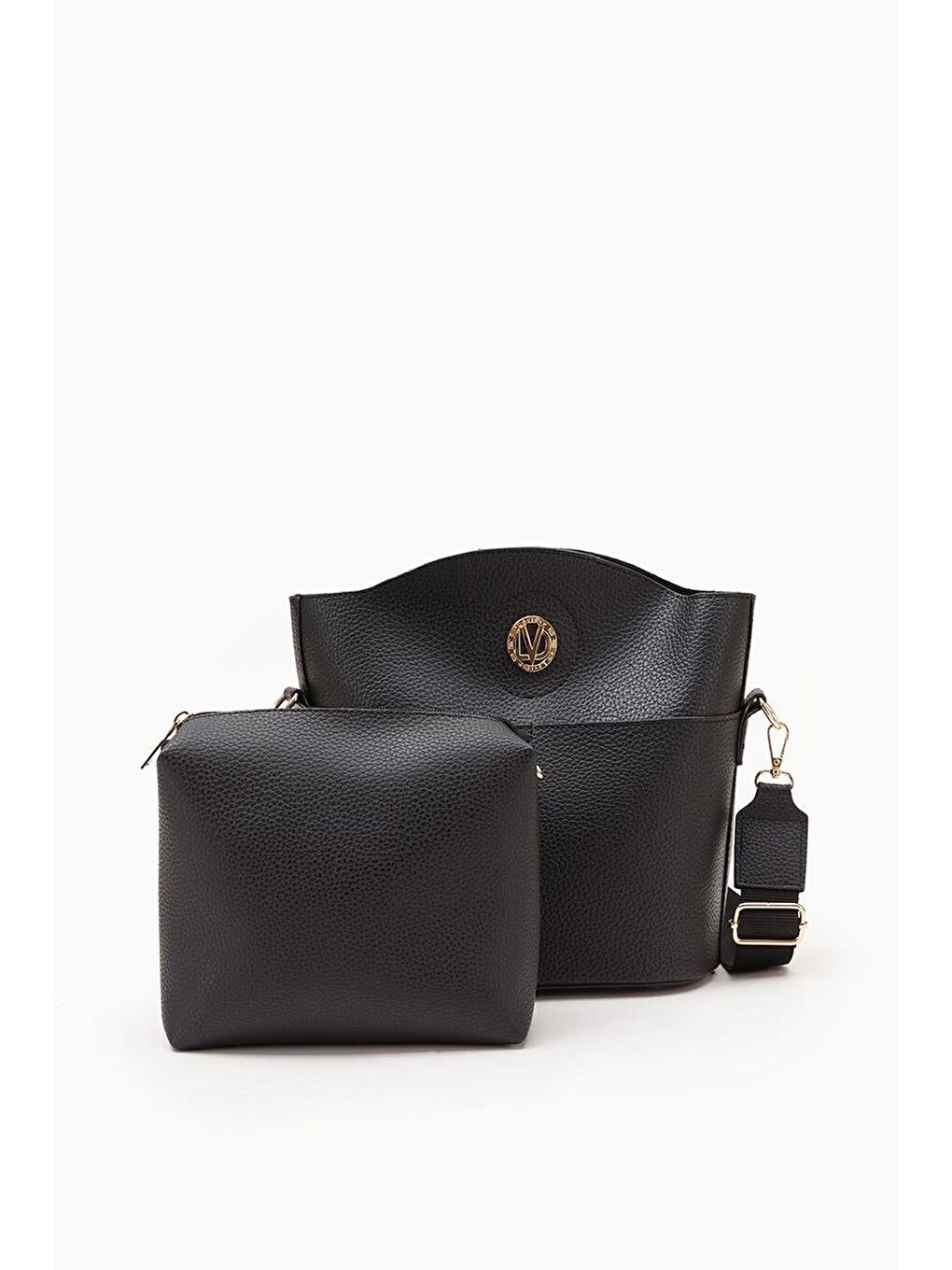 Siyah İçi Yavrulu Kadın Omuz Çantası 930105-2