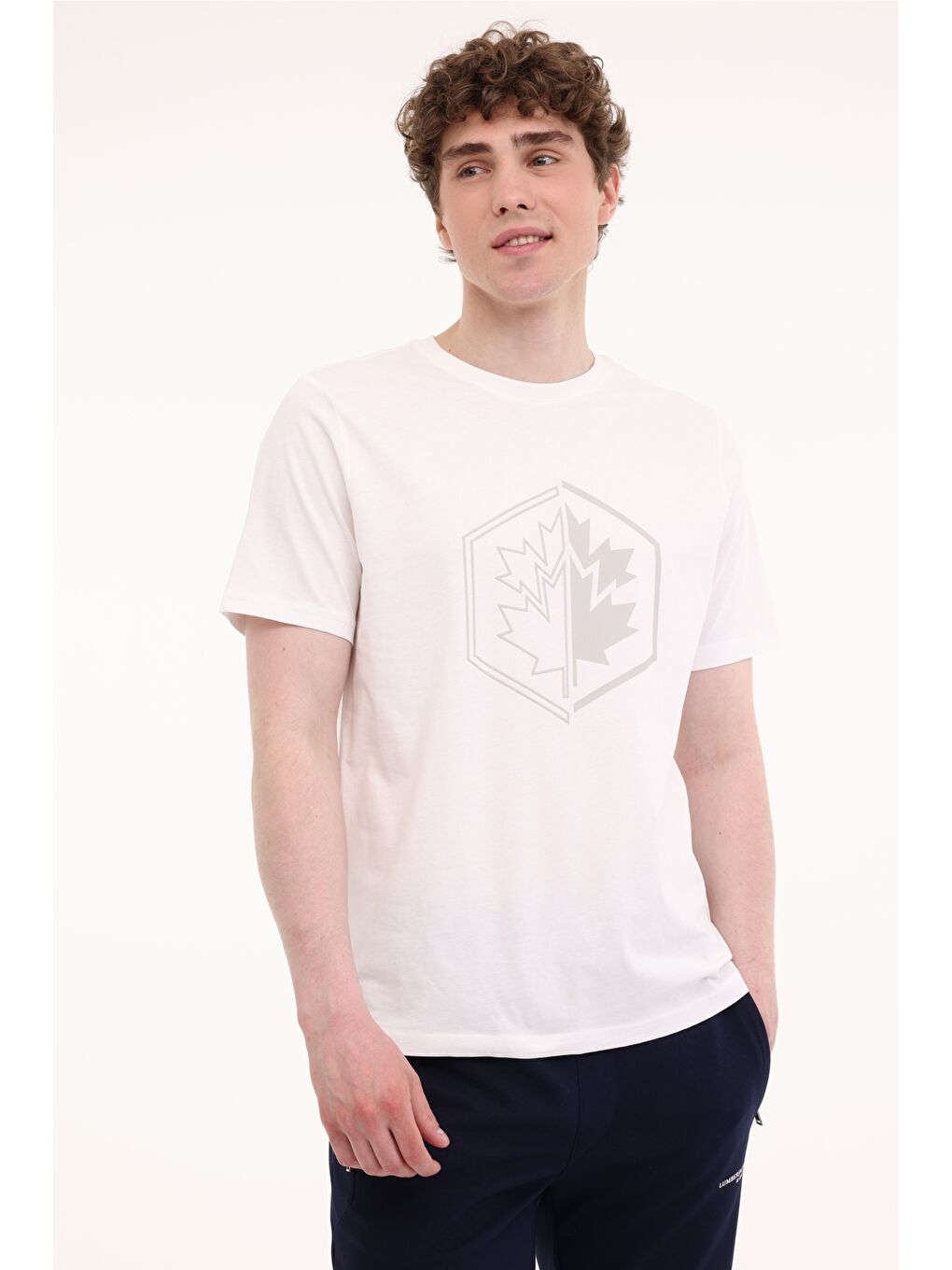 ML SIERENE 11LLM08 5FX Beyaz Erkek Kısa Kol T-Shirt