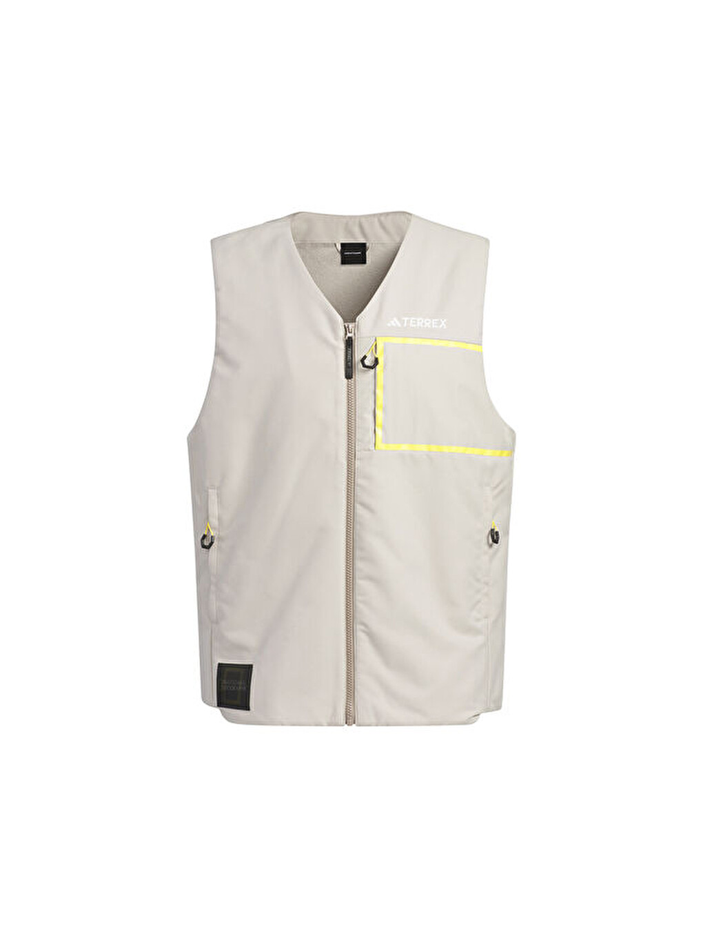 Ekru National Geographic Vest Erkek Outdoor Su Tutmaz Yelek Il8993 Krem-4