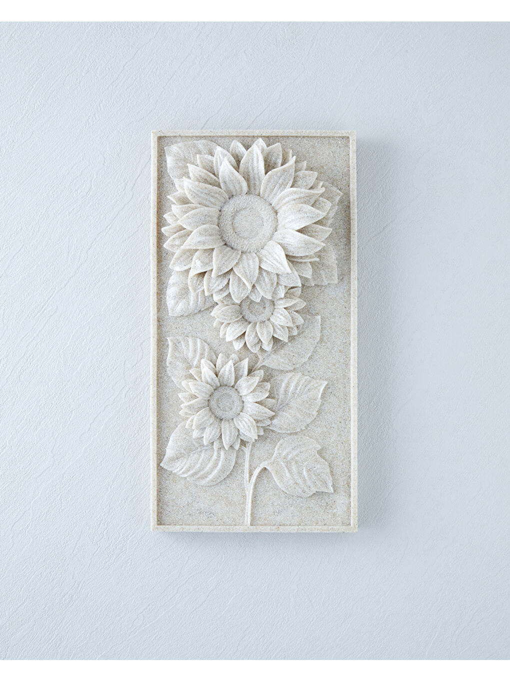 Flower Duvar Aksesuarı 17,5x5,5x34,5 cm Bej