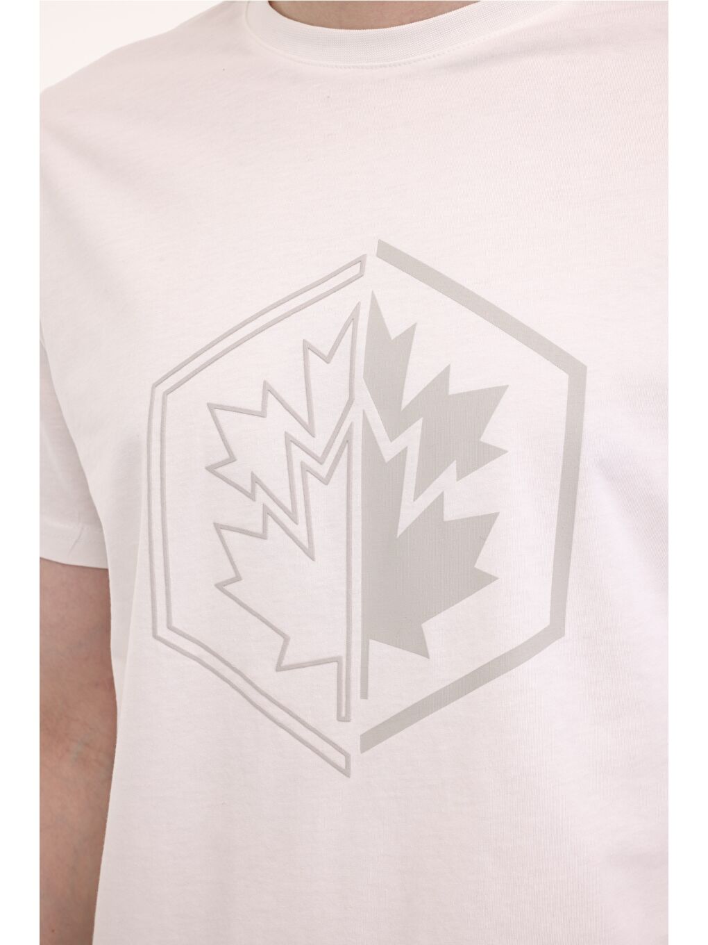 ML SIERENE 11LLM08 5FX Beyaz Erkek Kısa Kol T-Shirt-3