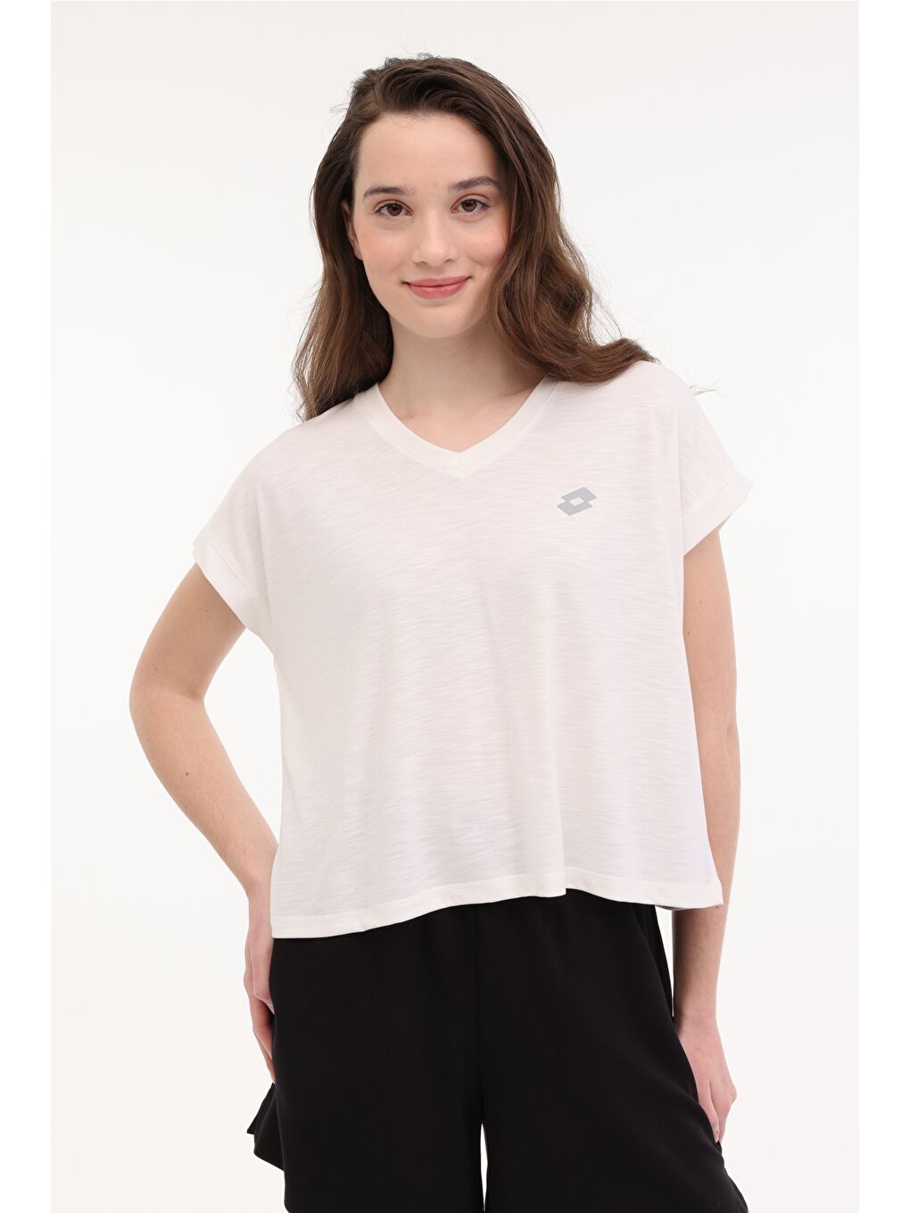 Bej W-JOANNE TEE 5FX Ekru Kadın Kısa Kol T-Shirt