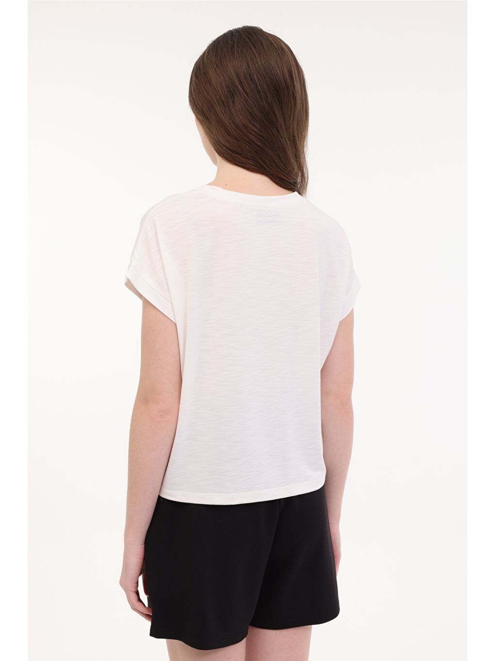 Bej W-JOANNE TEE 5FX Ekru Kadın Kısa Kol T-Shirt-1