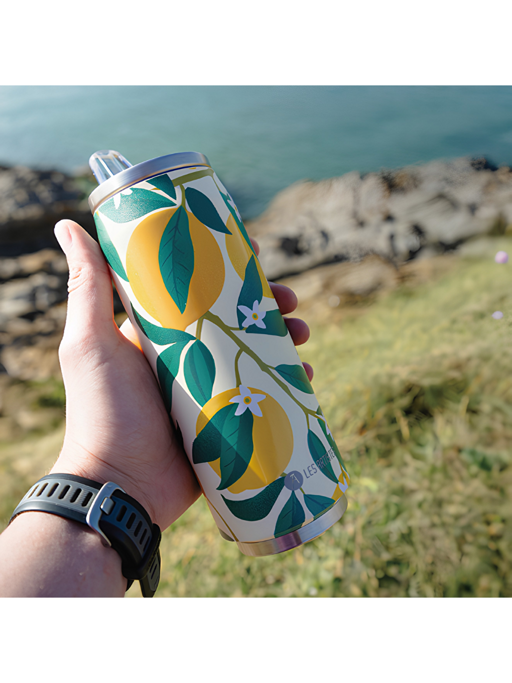 Sarı Isı Yalıtımlı Kutu Çelik Termos 500ml Lemon-4