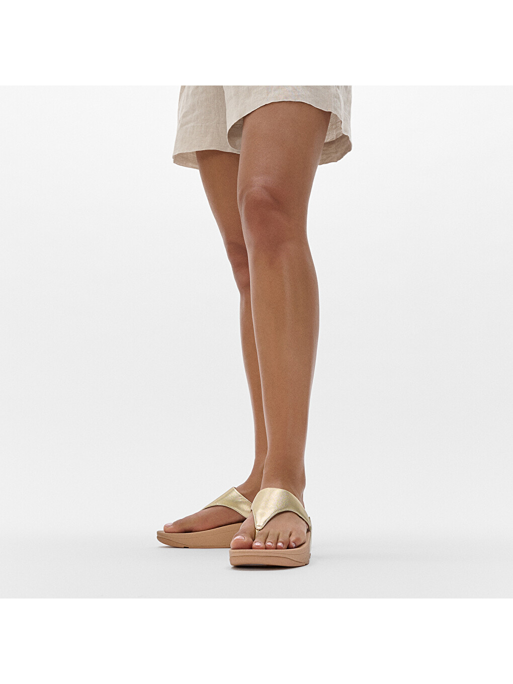 Sarı Kadın Terlik I88-001 / 323 / 592 /024/675 LULU Leather Toe-Post-1