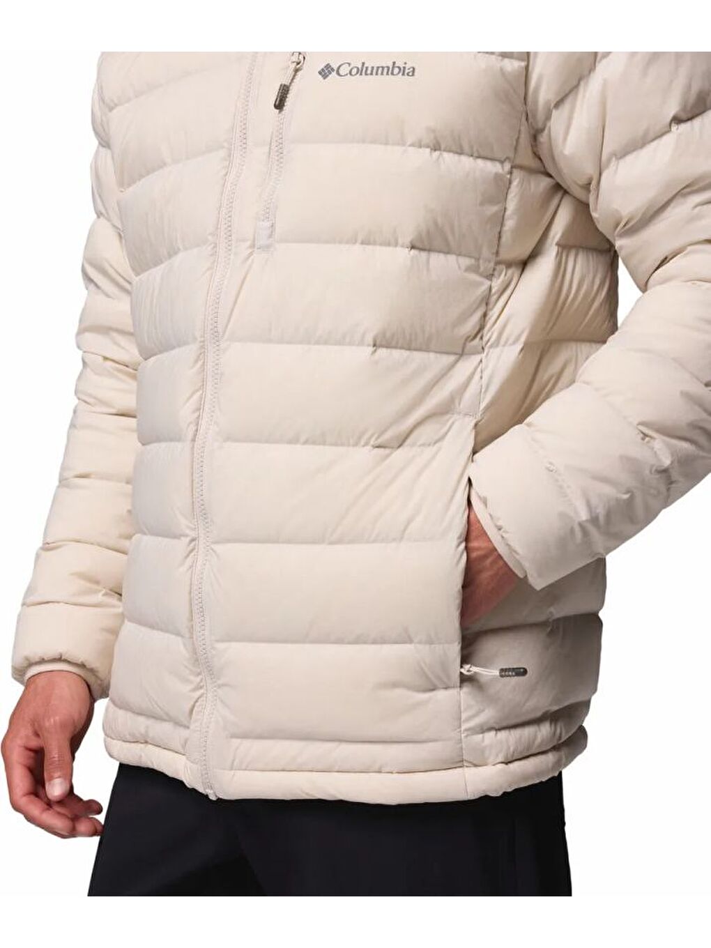 Drift Peak™ Stretch Down Hooded Jacket Bej Erkek Outdoor Mont WE1852-3