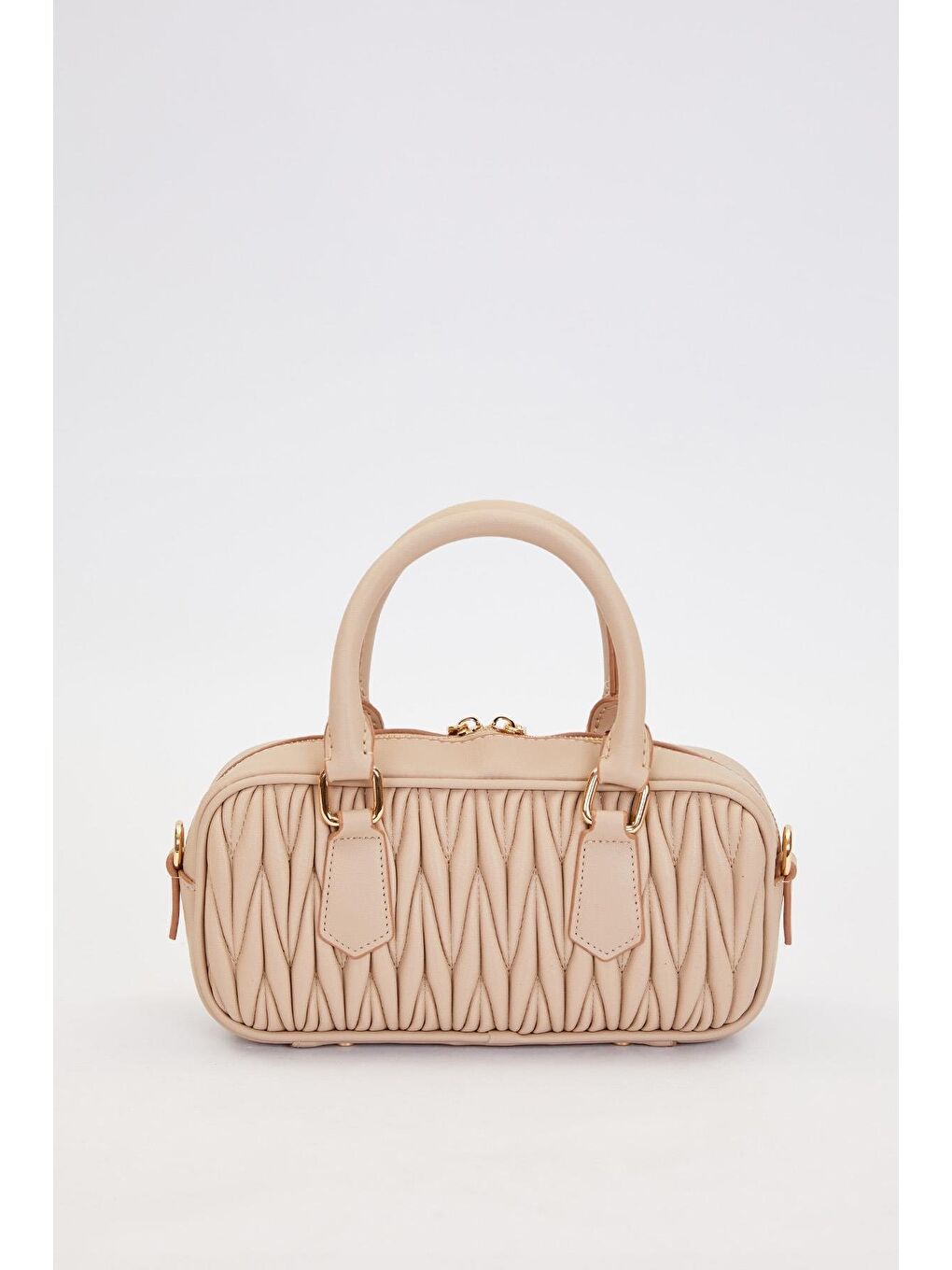 Bej Vizon Kadın El ve Omuz Çantası 930928-3