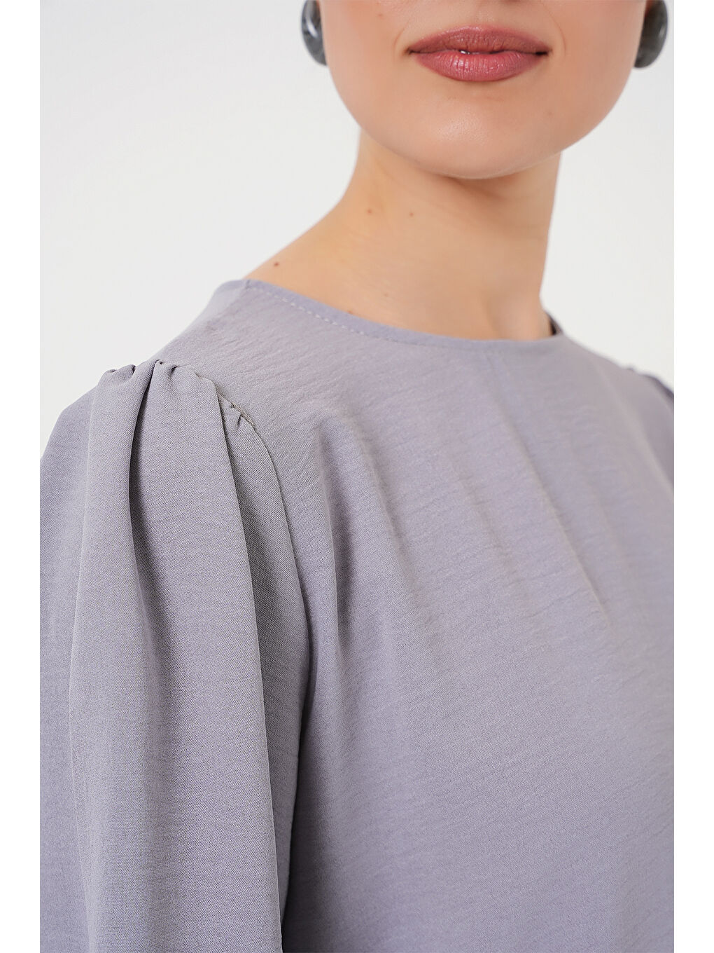 Ayrobin Tunik Pantolon Alt Üst Takım 6712 - Gri-4