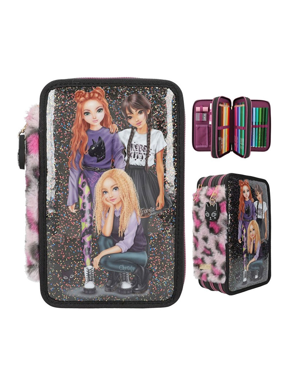 Dolu Kalem Kutusu Rebel Kitty 13017-1