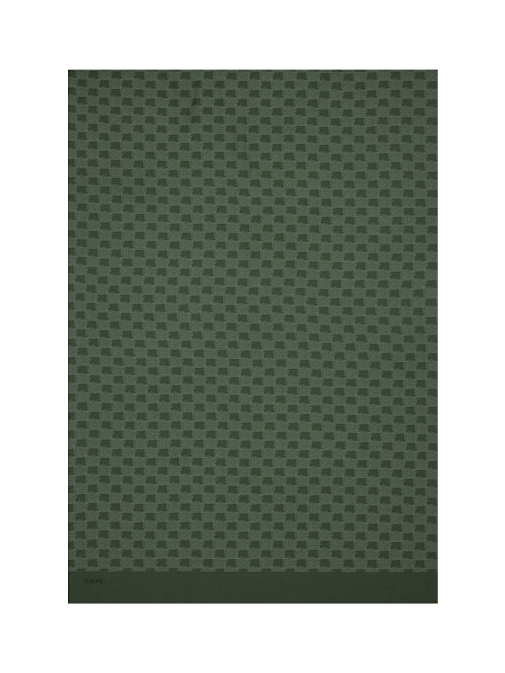 Kare Jakar Yeşil Şal