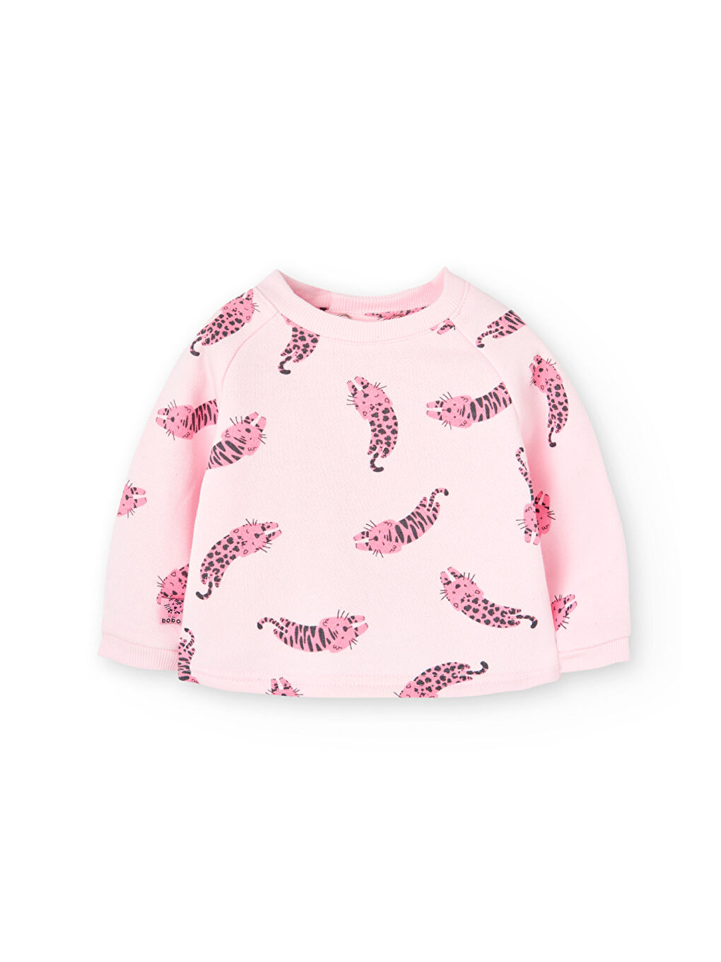 Pembe Kız Bebek 2Li Set Desenli-2