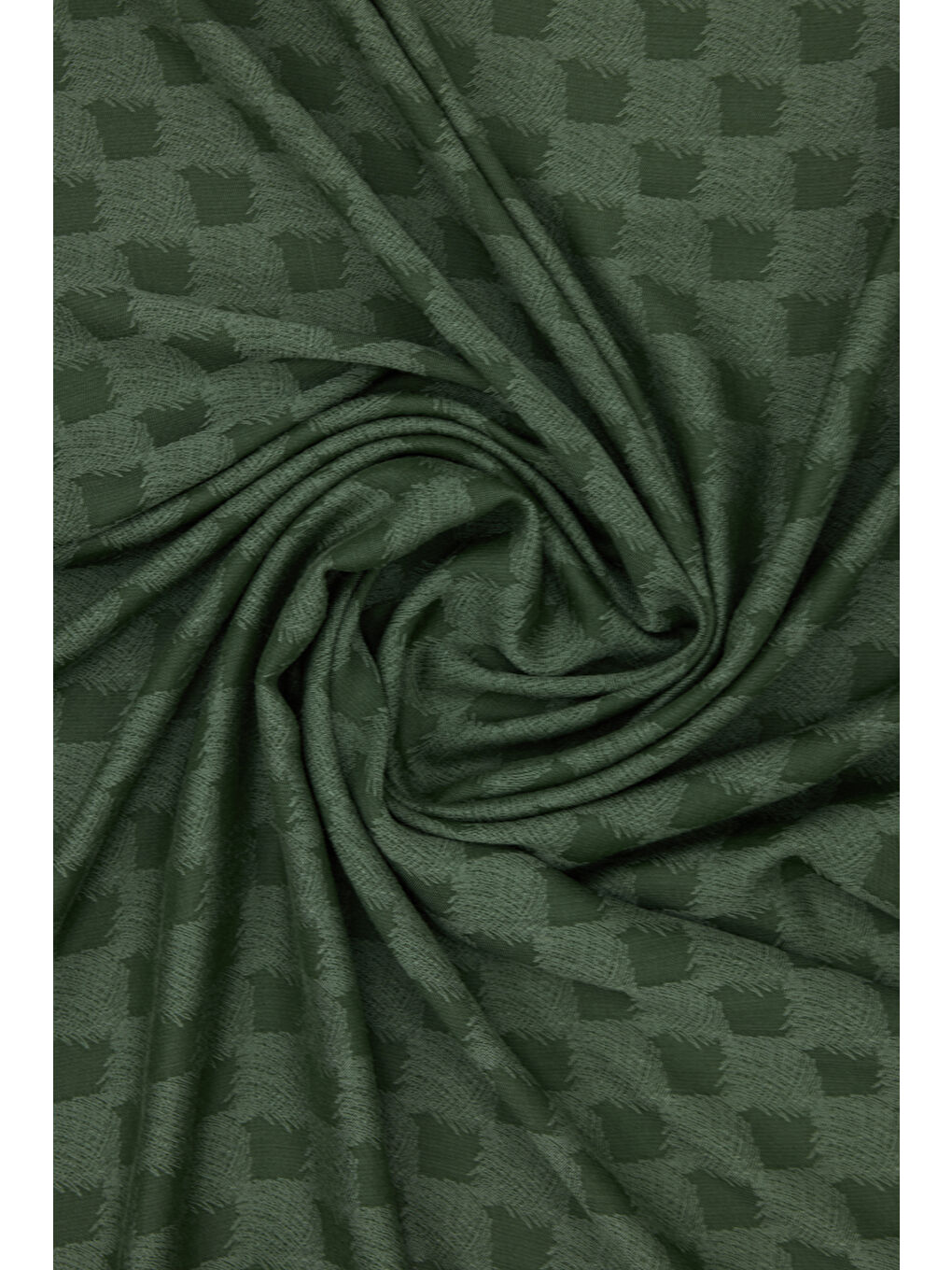 Kare Jakar Yeşil Şal-1