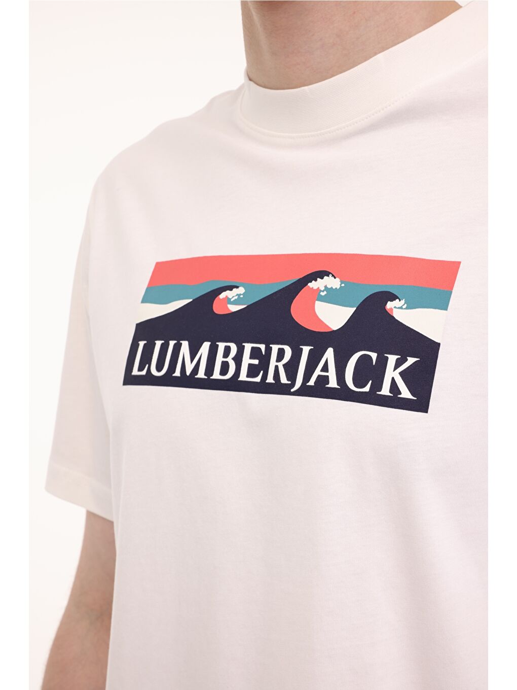 Bej ML ROGER 11OTD2-31 5FX Ekru Erkek Kısa Kol %100 Pamuk Tişört-3