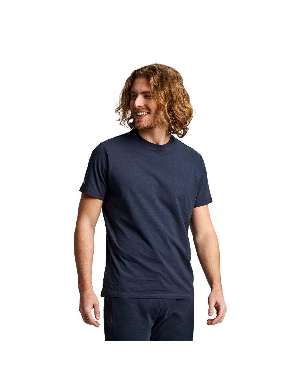 Lacivert Deck Erkek Mavi Tişört