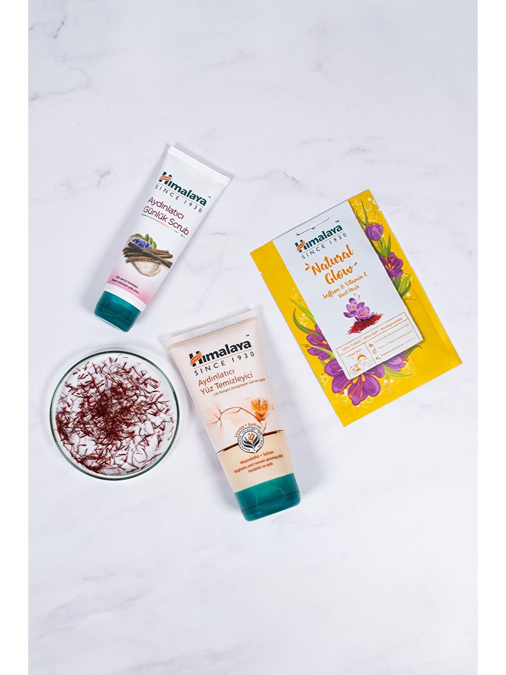 Himalaya Since 1930 Aydınlatıcı Yüz Temizleme Seti Safran, Meyankökü, Kayısı, C Vitamini, Parabensiz, Tüm Ciltler - 6