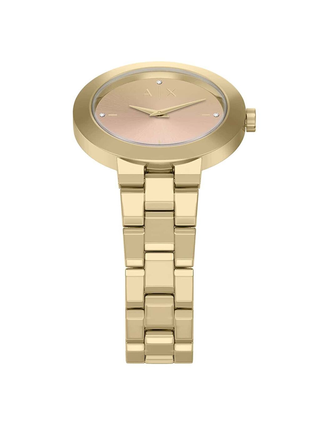 Sarı AX5182 Kadın Kol Saati-3