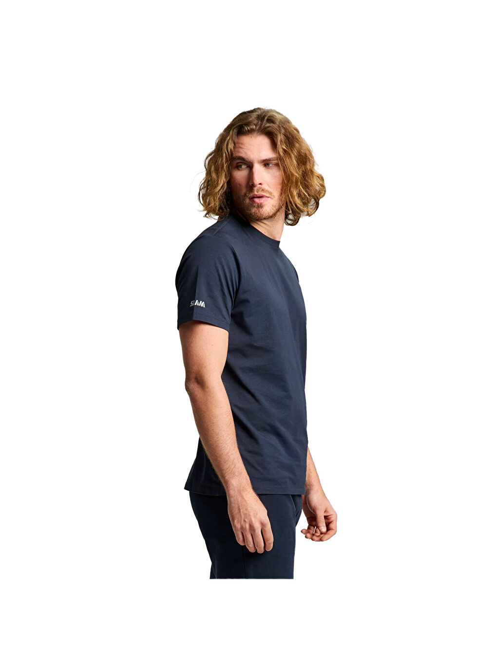 Lacivert Deck Erkek Mavi Tişört-2