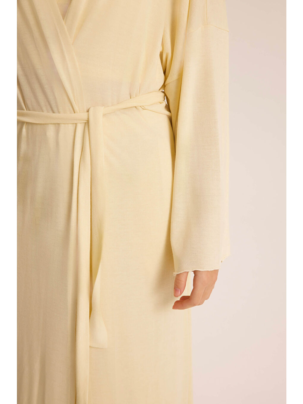 Raina Sarı Kimono Basic Üçlü Takım-5