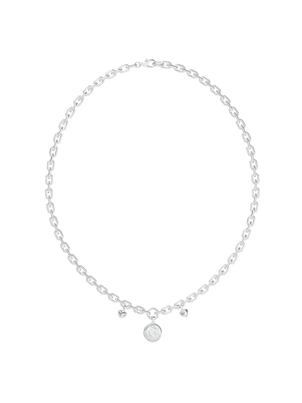 Gri JGUJUBN06199JWRHTU Kalpli Kadın Kolye