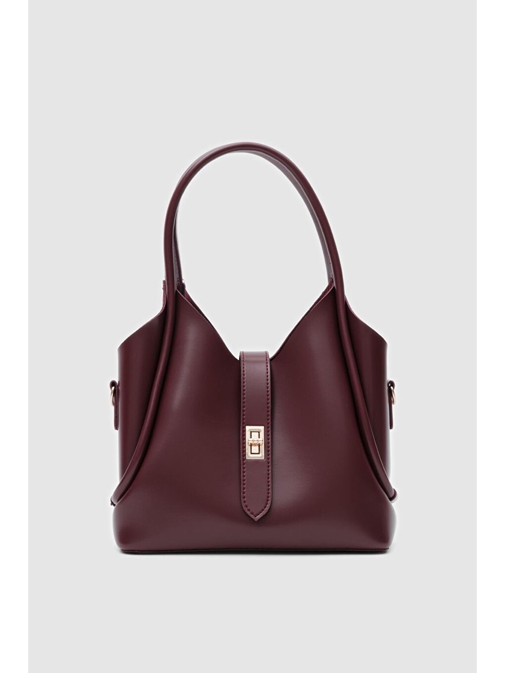 Cindy El Ve Çapraz Çanta Bordo-1