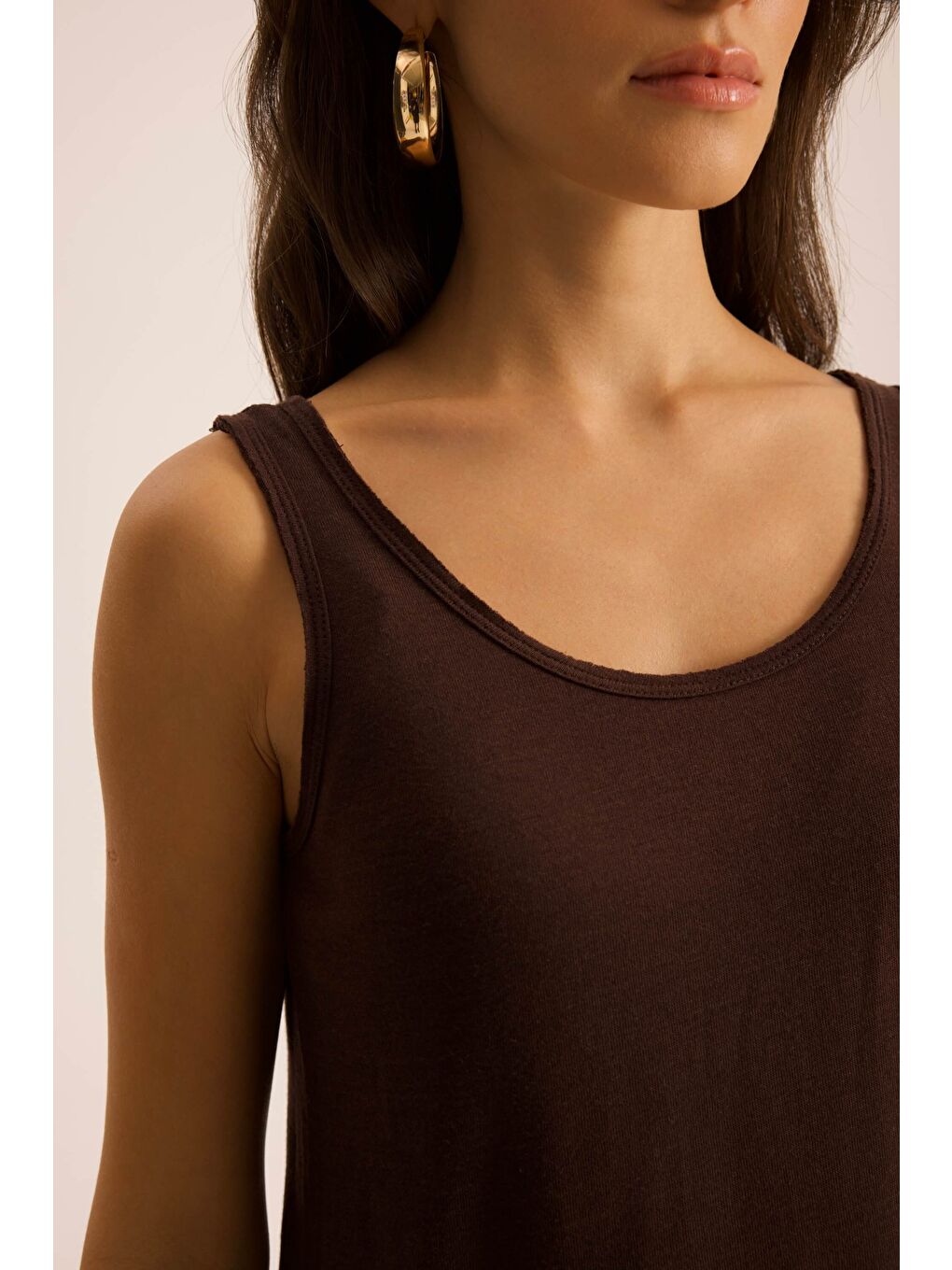 Kahverengi Raina Kahve Kimono Basic Üçlü Takım-6