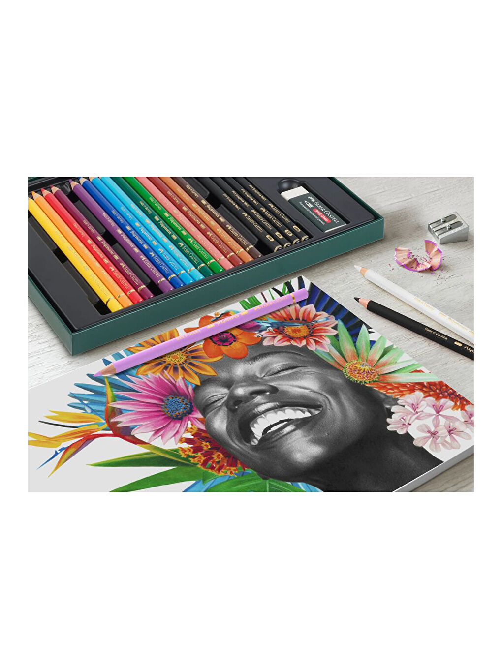 Polychromos & Pitt Graphite Matt 50'li Hediye Seti, Parlak ve Canlı Renkler-1