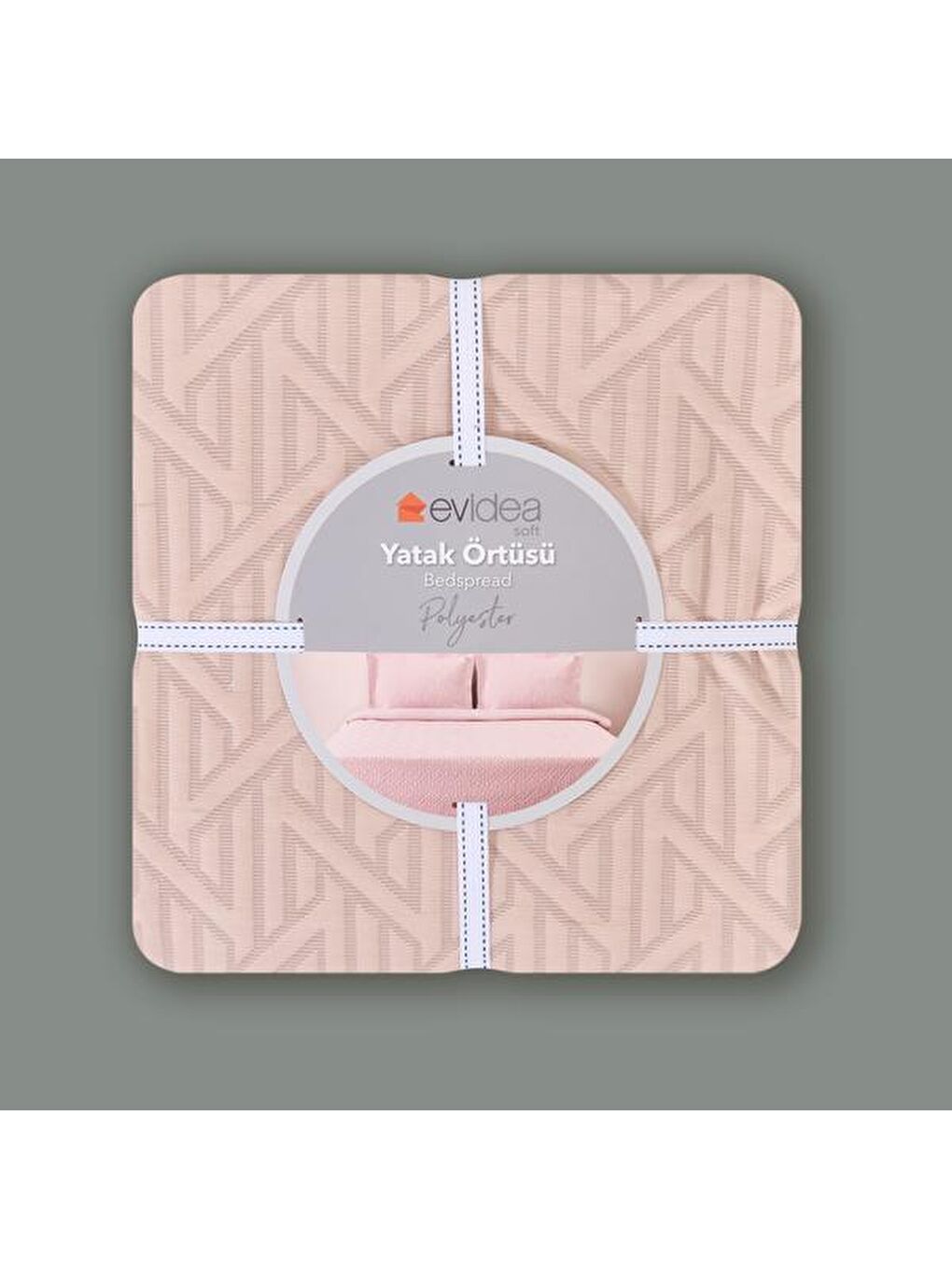 Soft Anka Tek Kişilik Yatak Örtüsü - Pembe - 180x240 cm-1