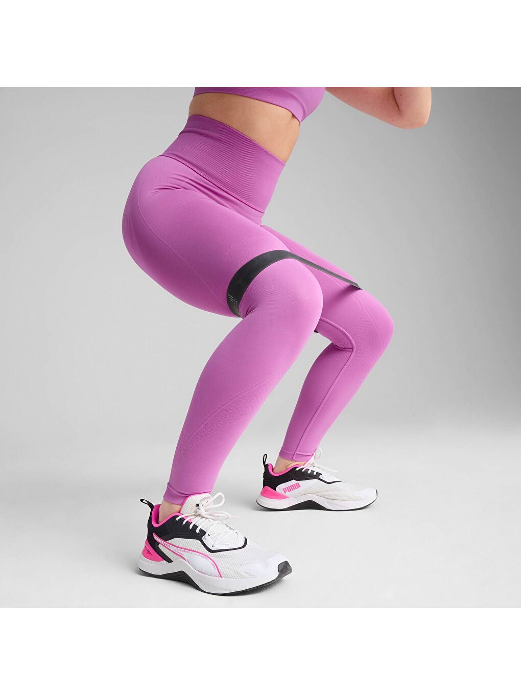 Mor SHAPELUXE Seamless Kadın Tayt-4