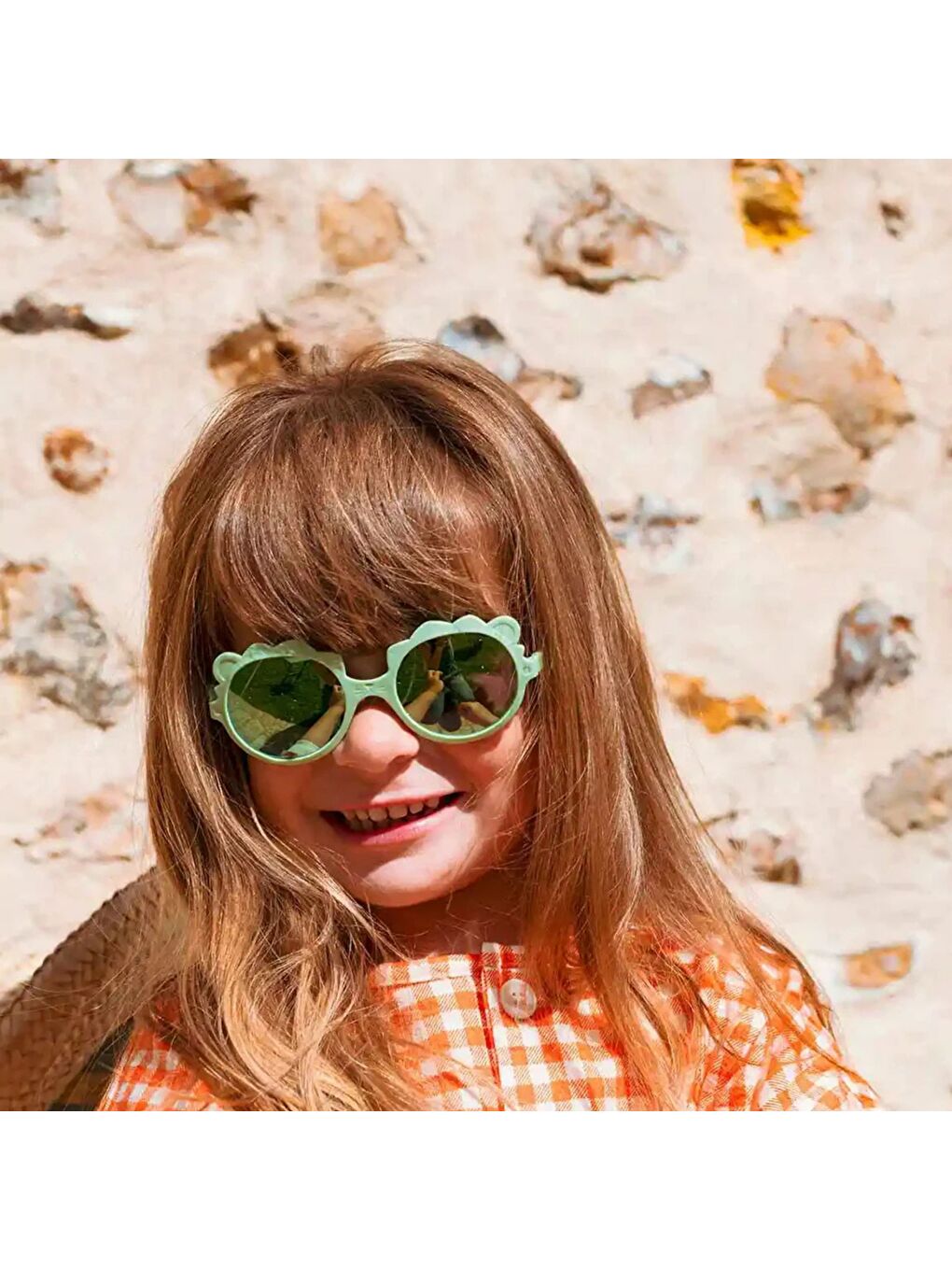 Yeşil Lion Güneş Gözlüğü 2-4 Yaş Green Salvia-4