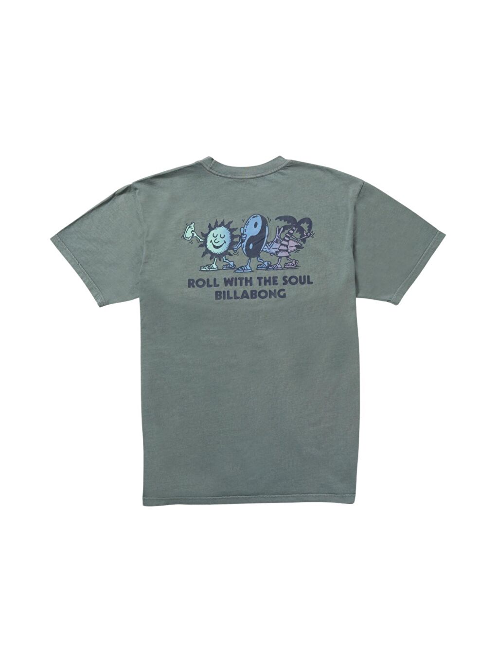 Gri Roll Premium Ww Ss Erkek Tişört-1